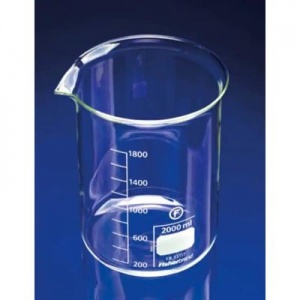 Fisherbrand 2-Litre Squat Form Glass Beaker
