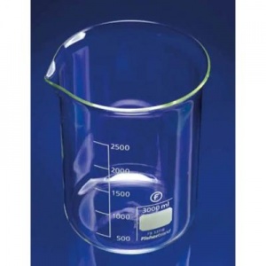 Fisherbrand 3-Litre Squat Form Glass Beaker