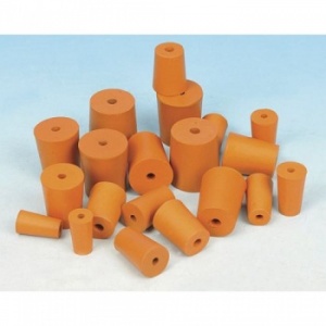 Rubber Stoppers with 1 Hole 10 Pack