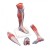 Life-Size Lower Muscle Leg Model with Knee (3-Part)
