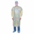 Medline Yellow Polyethylene-Coated Polypropylene Isolation Gowns (Pack of 50)