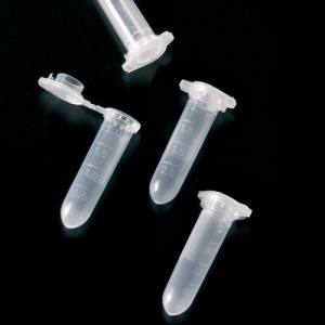 Polypropylene 2ml Microtubes With Flat Cap and Secure Lock