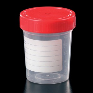 Polypropylene 150ml Container with Cap and Printed Label