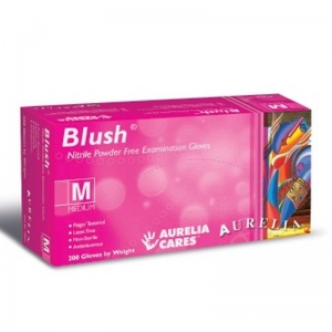 Aurelia Blush Medical Grade Nitrile Gloves