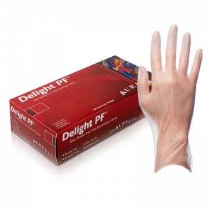 Aurelia Delight PF Medical Grade Vinyl Gloves