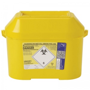 Daniels Sharpsguard Extra Yellow 8.5L Sharps Containers (Pack of 15)