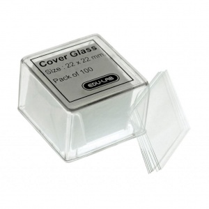 Micro Cover Glass 22x22mm (Pack of 100)