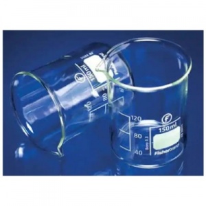 Fisherbrand 150ml Squat Form Glass Beakers (Pack of 10)