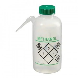 Fisherbrand 500ml Methanol Easy-Squeeze Lab Wash Bottles (Pack of 6)