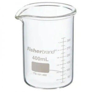 Fisherbrand Heavy-Duty 400ml Glass Beakers (Pack of 12)