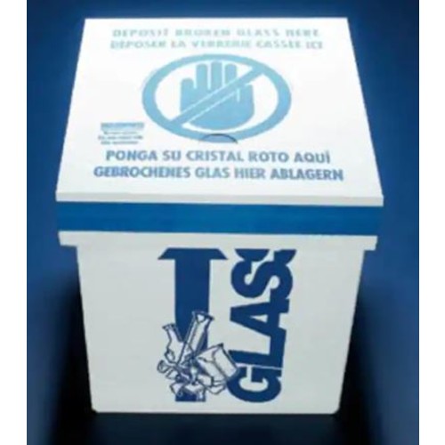 Azlon Broken Glass Bin LabWorld.co.uk