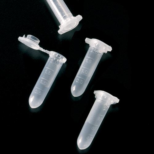 Polypropylene 2ml Microtubes With Flat Cap and Secure Lock (Pack of 5000)