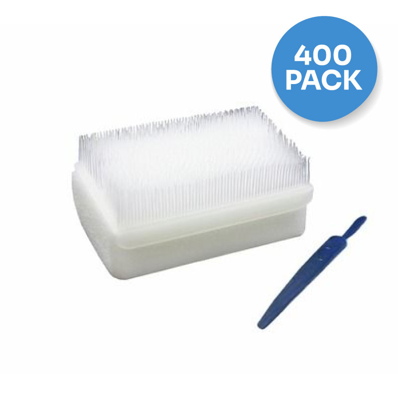 Medline Dry Sterile Surgical Scrub Brush (Case of 400) LabWorld.co.uk