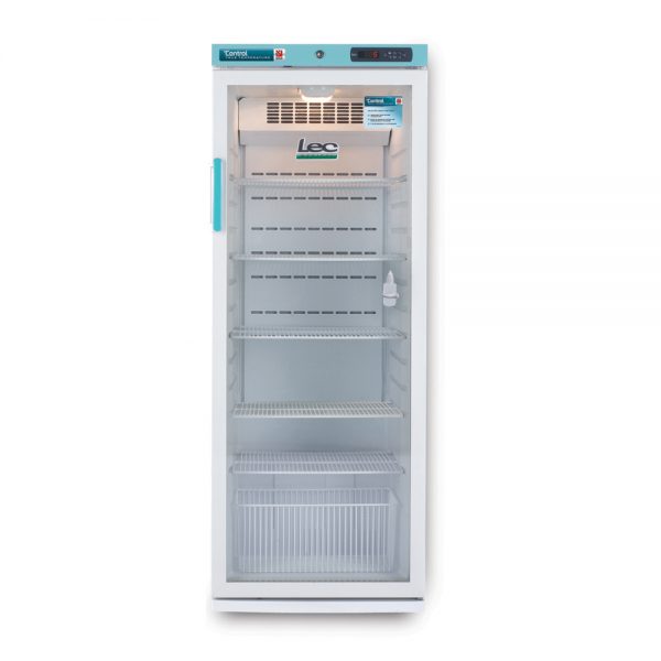 Lec PGRC273UK Glass-Door Freestanding Pharmacy Refrigerator (273L)