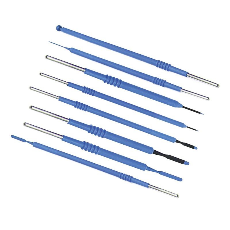 Medline Blue Silk Non-Stick PTFE-Coated Electrodes (Pack of 12)