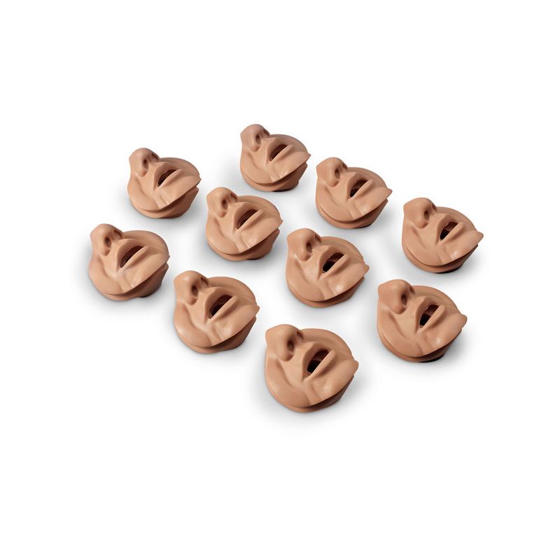 Pack of 10 Mouth/Nose Pieces for the Overweight Fred CPR Mannequin