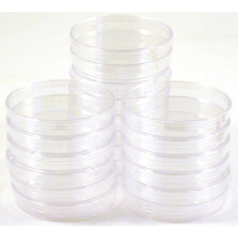Pack of 500 Sterile Triple Vent Petri Dishes