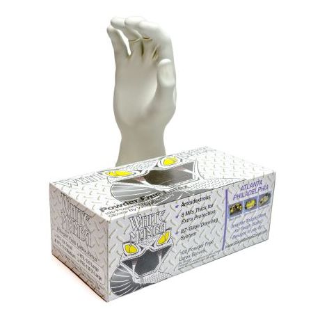 White Mamba Disposable Latex Gloves BX-WMG