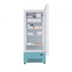 Lec PE1607C Solid-Door Freestanding Pharmacy Refrigerator (444L)