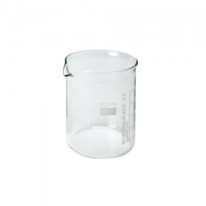 Pack of 10 Beakers 600ml