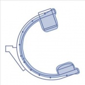 Medline Invisishield Transparent Siemens C-Arm Set Drapes (Pack of 20)